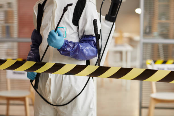Professional Biohazard technician working in Ridge, NY